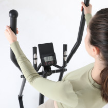 Magnetic Elliptical Trainer Indoor Use LCD Display Gym Fitness Equipment