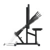 Durable Plate Loaded Adjustable Stainless Steel Seated Dip Machine