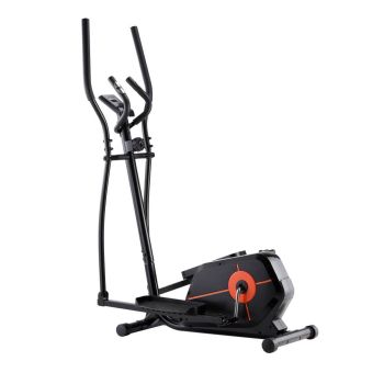 Magnetic Manual Elliptical Trainer Bike Steel Frame Home Use Mini Indoor Exercise Cross Trainer