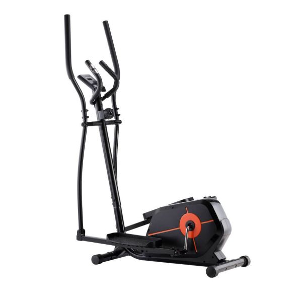 Magnetic Manual Elliptical Trainer Bike Steel Frame Home Use Mini Indoor Exercise Cross Trainer
