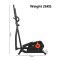 Magnetic Manual Elliptical Trainer Bike Steel Frame Home Use Mini Indoor Exercise Cross Trainer