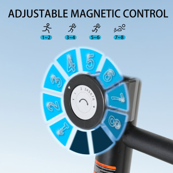 Magnetic Manual Elliptical Trainer Bike Steel Frame Home Use Mini Indoor Exercise Cross Trainer