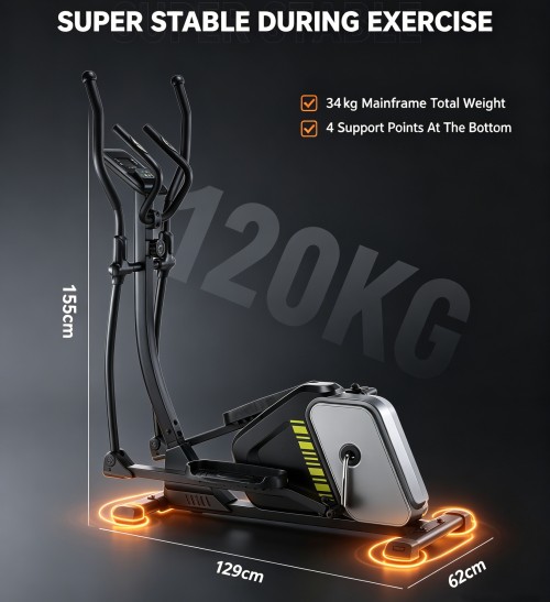 Wholesale Professional Manual Cross Trainer Indoor Exercise Elliptical Bike