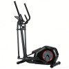 Manual Magnetic Steel Elliptical Cross Trainer with Wheels and LCD Display
