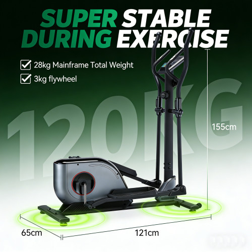 Factory Customized Manual Indoor Home Gym Elliptical Machine Standing Cross Trainer