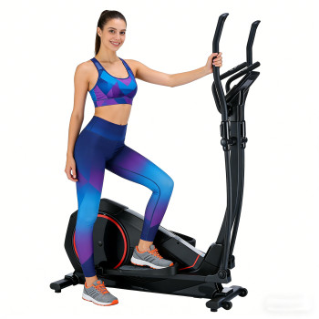 Indoor Multi-Function Super Quiet Manual Cross Trainer with LCD Display