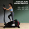 Indoor Multi-Function Super Quiet Manual Cross Trainer with LCD Display