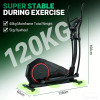 Indoor Multi-Function Super Quiet Manual Cross Trainer with LCD Display