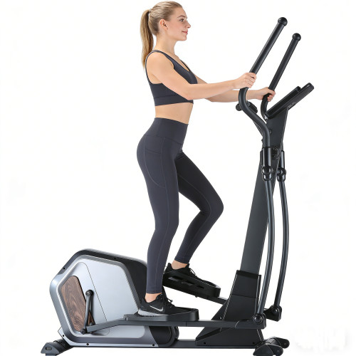 Elliptical Bike Fitness Equipment Compact Cross Trainer with Hyper-Quiet Magnetic Drive System