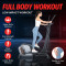 Elliptical Bike Fitness Equipment Compact Cross Trainer with Hyper-Quiet Magnetic Drive System