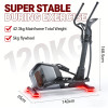 Elliptical Bike Fitness Equipment Compact Cross Trainer with Hyper-Quiet Magnetic Drive System
