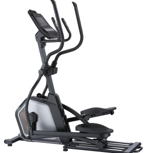 Adjustable Resistance Silent Rear Drive Magnetic Elliptical Bike Cross Trainer with LED Display