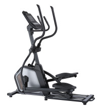 Adjustable Resistance Silent Rear Drive Magnetic Elliptical Bike Cross Trainer with LED Display