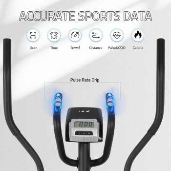 Exercise Home Gym Indoor Machine Cross Trainer Elliptical Magnetic Bike