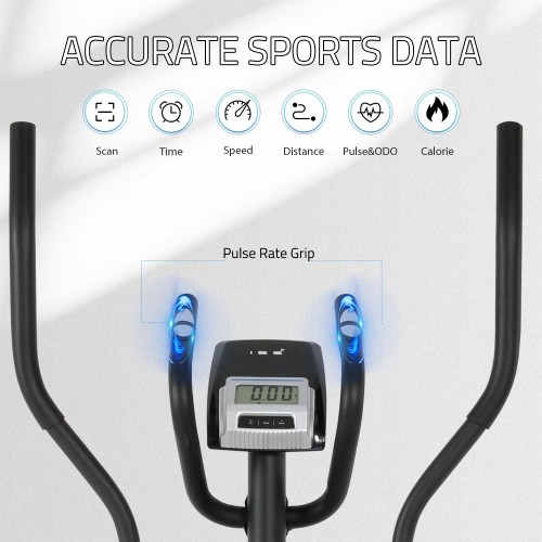 Exercise Home Gym Indoor Machine Cross Trainer Elliptical Magnetic Bike