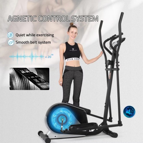 Exercise Home Gym Indoor Machine Cross Trainer Elliptical Magnetic Bike