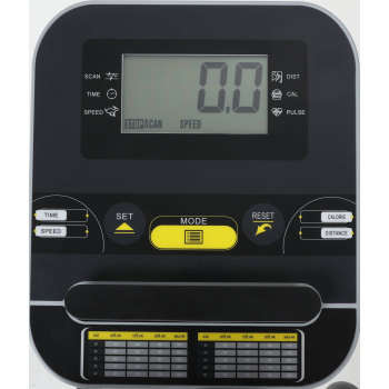 High Quality Manual Steel Elliptical Cross Trainer Magnetic Resistance LCD Display 8 Levels