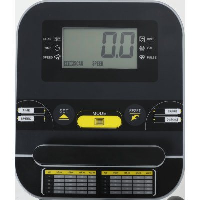High Quality Manual Steel Elliptical Cross Trainer Magnetic Resistance LCD Display 8 Levels