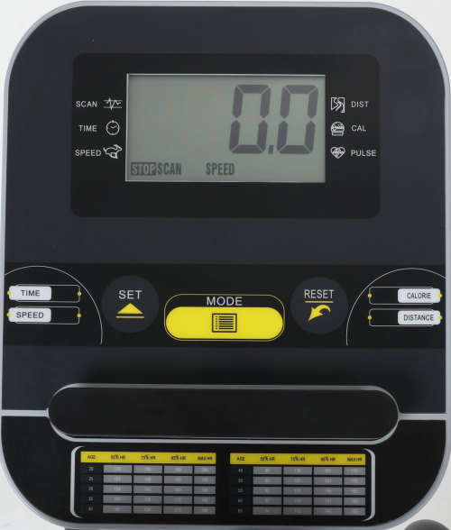 High Quality Manual Steel Elliptical Cross Trainer Magnetic Resistance LCD Display 8 Levels