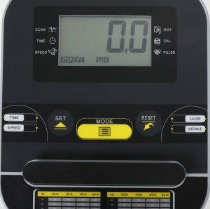 High Quality Manual Steel Elliptical Cross Trainer Magnetic Resistance LCD Display 8 Levels