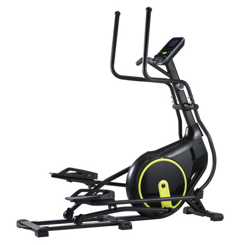 High Quality Manual Steel Elliptical Cross Trainer Magnetic Resistance LCD Display 8 Levels