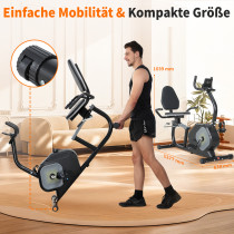 Bicycle Fitness Bilanciere Corda Magnetic Recumbent Bike for Elederly Lazy Bike