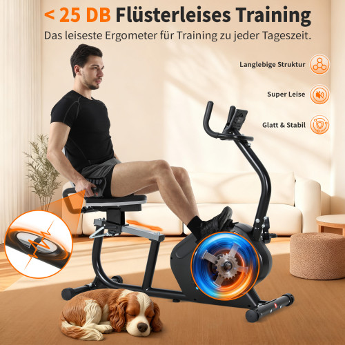 Bicycle Fitness Bilanciere Corda Magnetic Recumbent Bike for Elederly Lazy Bike