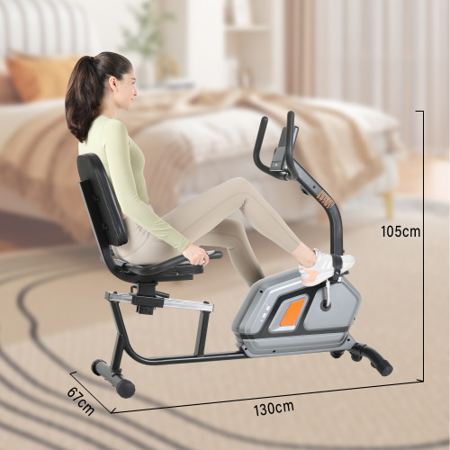 High Quality Quiet and Smooth Home & Gym Stationary Workout Machine Recumbent Bike