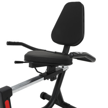 Indoor Home Use Recumbent Exercise Bike with LCD Monitor Steel Frame Unisex