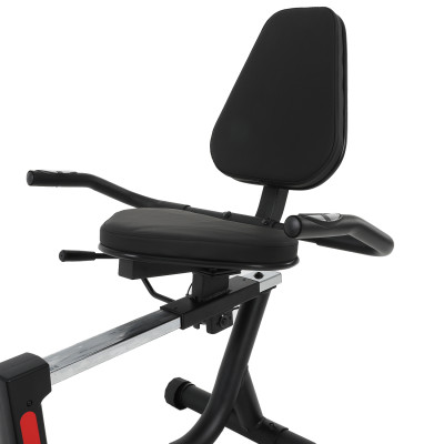 Indoor Home Use Recumbent Exercise Bike with LCD Monitor Steel Frame Unisex