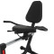 Indoor Home Use Recumbent Exercise Bike with LCD Monitor Steel Frame Unisex