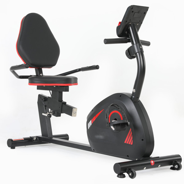 Home Recumbent Bike Steel Frame for Fitness Magnetic Resistance