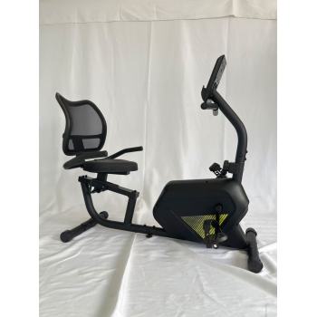 Recumbent Horizontal Indoor Home Exercise Bike LCD Display