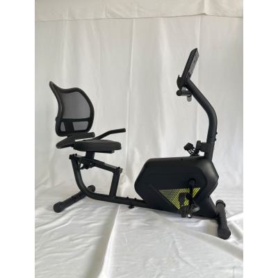 Recumbent Horizontal Indoor Home Exercise Bike LCD Display