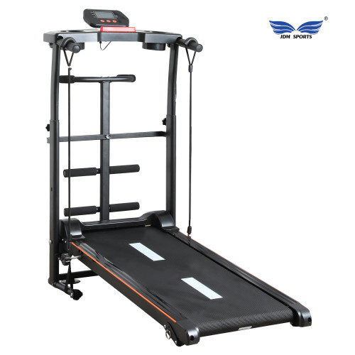 Home Use Portable Multi-function Silent Foldable LCD Screen Treadmill