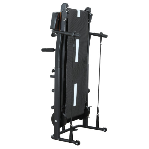 Home Use Portable Multi-function Silent Foldable LCD Screen Treadmill