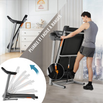 Adjustable Compact Home Use Multi-function Electric Treadmill with LED Display