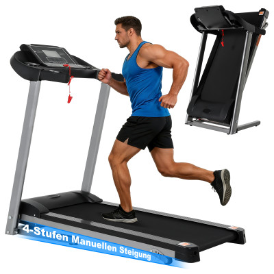 Adjustable Compact Home Use Multi-function Electric Treadmill with LED Display
