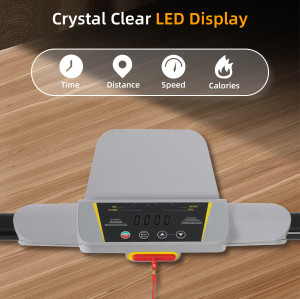 Electric Home Fitness Treadmill LED LCD Screen Foldable Walking Machine