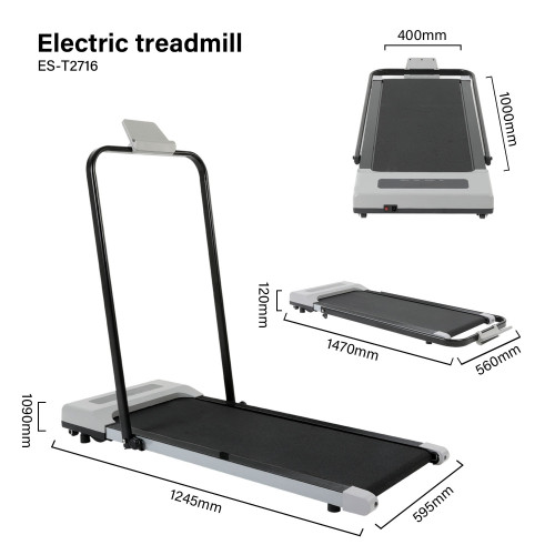 Home Use Foldable Portable Electric Treadmill with LED Screen