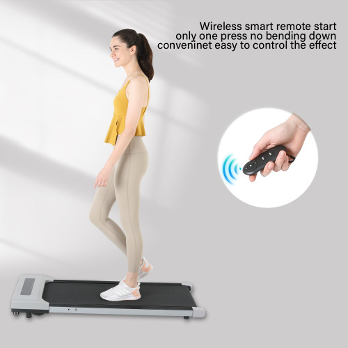 Portable Electric Motorized Gym Exercise Treadmill Mini Flat Running Under Desk Walking Pad