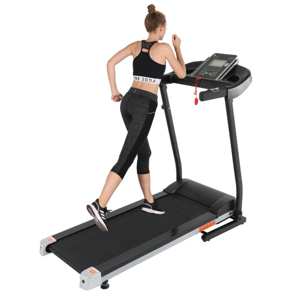 Home Use Electric Treadmill with LED Screen 100kg Capacity Foldable Design