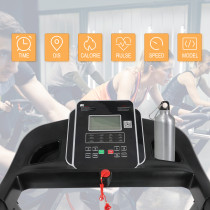 Home Use Electric Treadmill with LED Screen 100kg Capacity Foldable Design