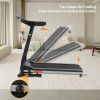 Home Use Electric Treadmill with LED Screen 100kg Capacity Foldable Design