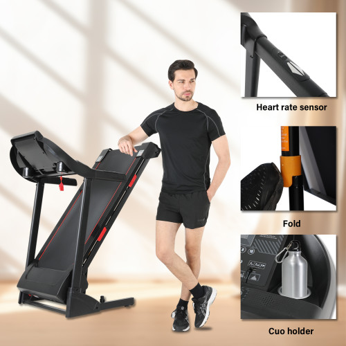 Multifunctional Foldable Home Treadmill with DC Motor-Exercise & Fitness Equipment on Sale