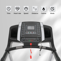 Indoor Home Gym Electric Foldable Treadmill with LCD Screen 16km/h Speed