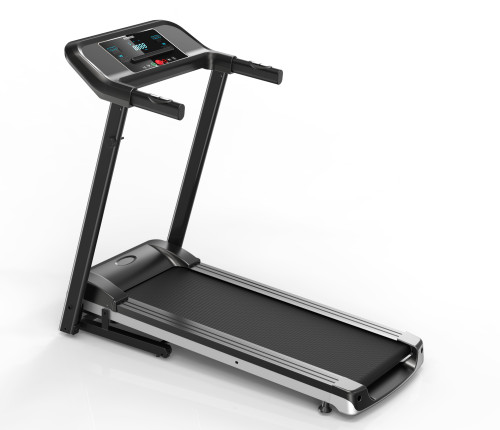 Electric Foldable Treadmill LCD Screen Steel Frame Portable Design