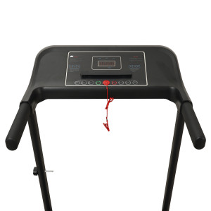 Electric Foldable Treadmill LCD Screen Steel Frame Portable Design