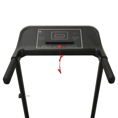 Electric Foldable Treadmill LCD Screen Steel Frame Portable Design
