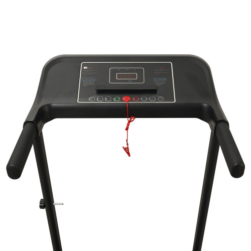 Electric Foldable Treadmill LCD Screen Steel Frame Portable Design